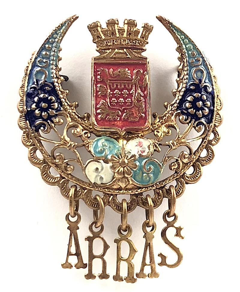 WW1 Battle of Arras 1917 sweetheart badge