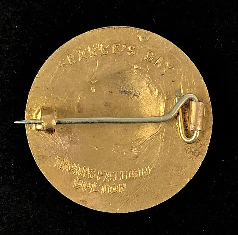 WW1 Frances Day 1917 charity official fundraisers badge