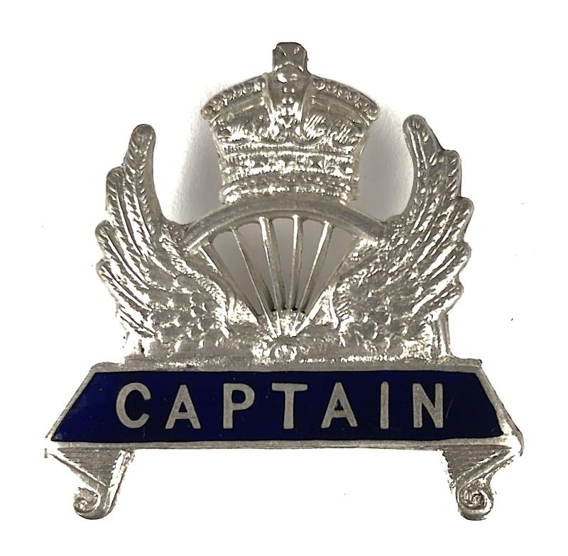 Victorian Cycling Club, Winged Bicycle Wheel Captain Badge by Gamage London