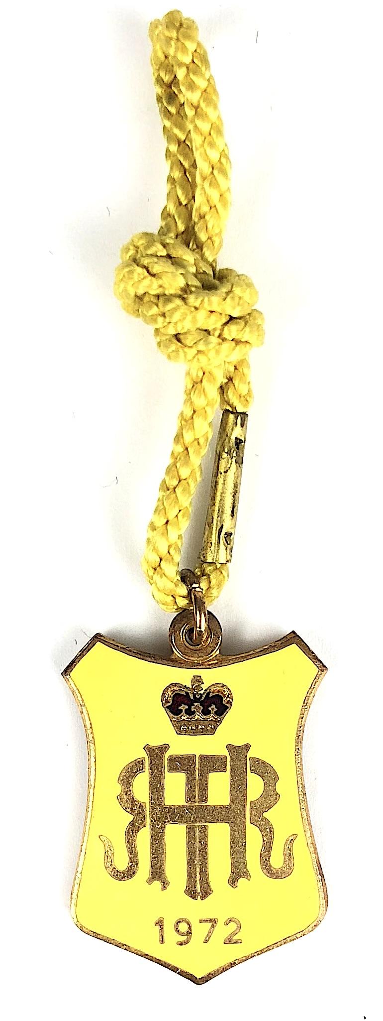 1972 Henley Royal Regatta stewards enclosure badge