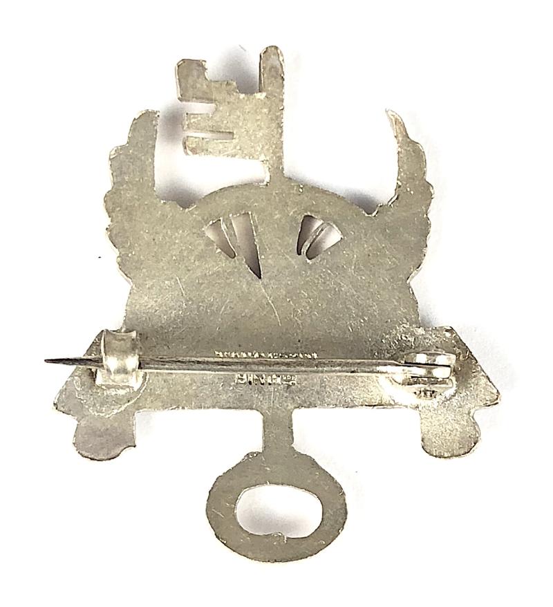 Cycling Club Treasurer Winged Bicycle Wheel Badge by Vaughton Birm'm