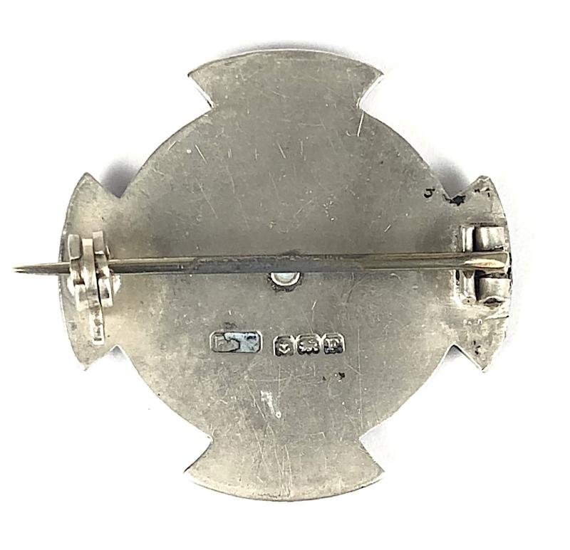 St. Luke's Hospital Chelsea LCC 1930 silver nurses badge