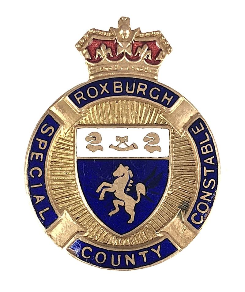 Roxburgh County Special Constable police badge Scotland