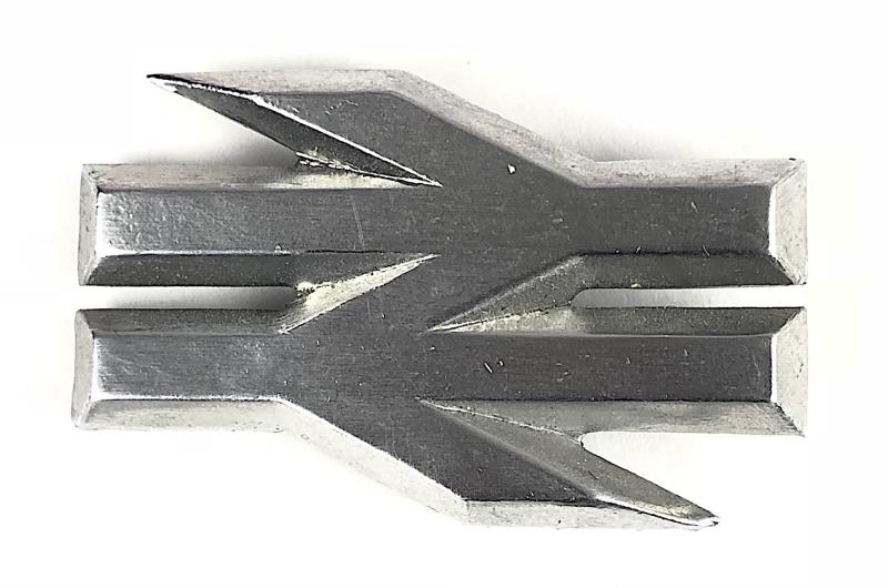 British Rail Staff Double Arrow chromium plated cap badge