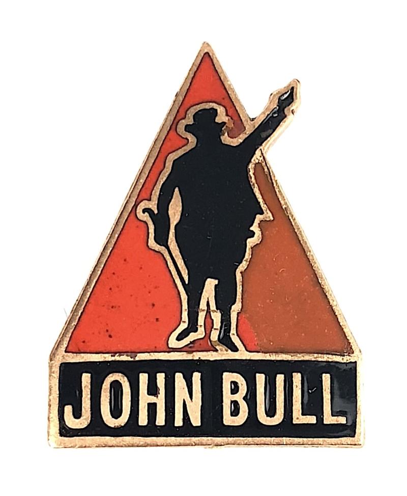 John Bull Rubber advertising badge Leicester