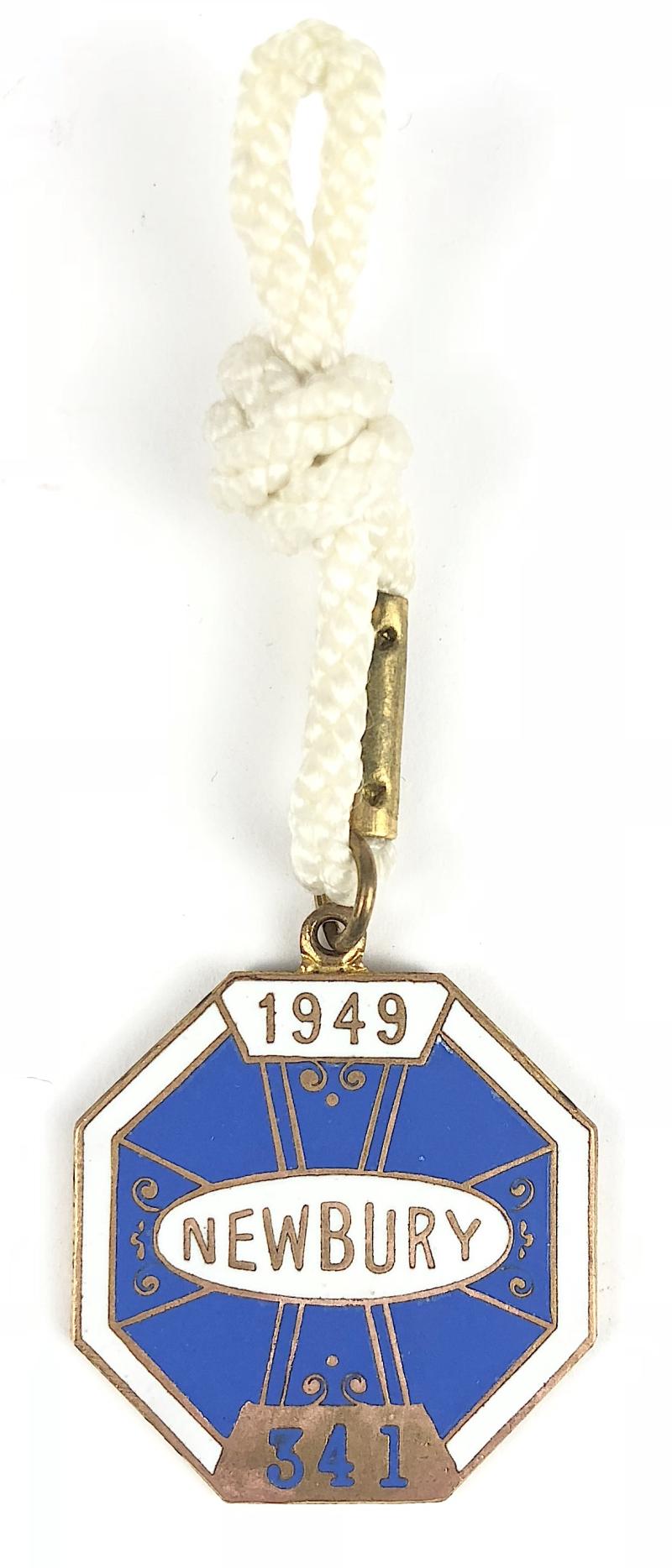 1949 Newbury Racecourse gentlemans horse racing club badge