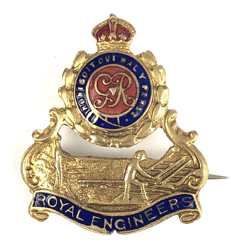 WW1 Royal Engineers Bridge Building Soldiers sweetheart brooch