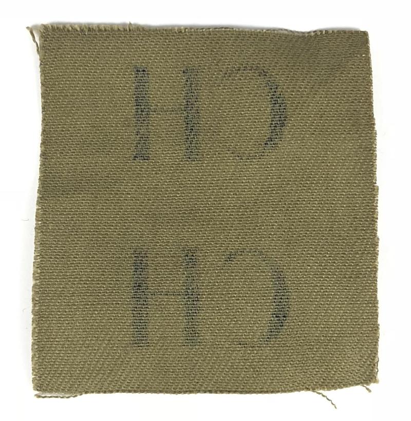 WW2 Cheshire Home Guard Battalion pair of uncut cloth designation badges