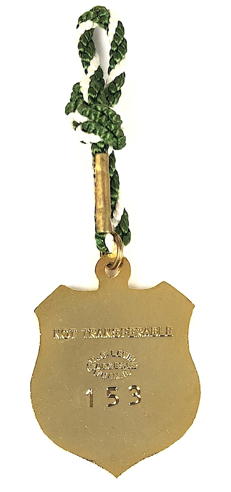 1989 Newton Abbot Races gentlemans horse racing club badge Devon