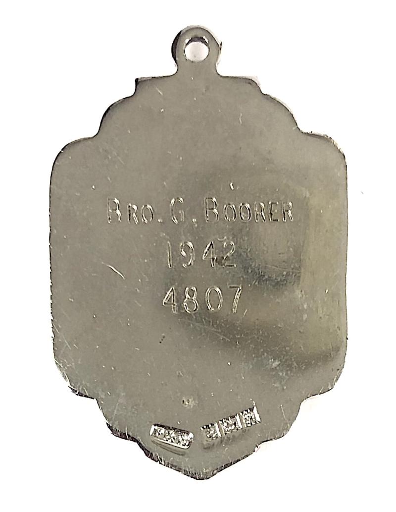 National Union of Vehicle Builders 45 Years Membership 1964 silver trade union badge