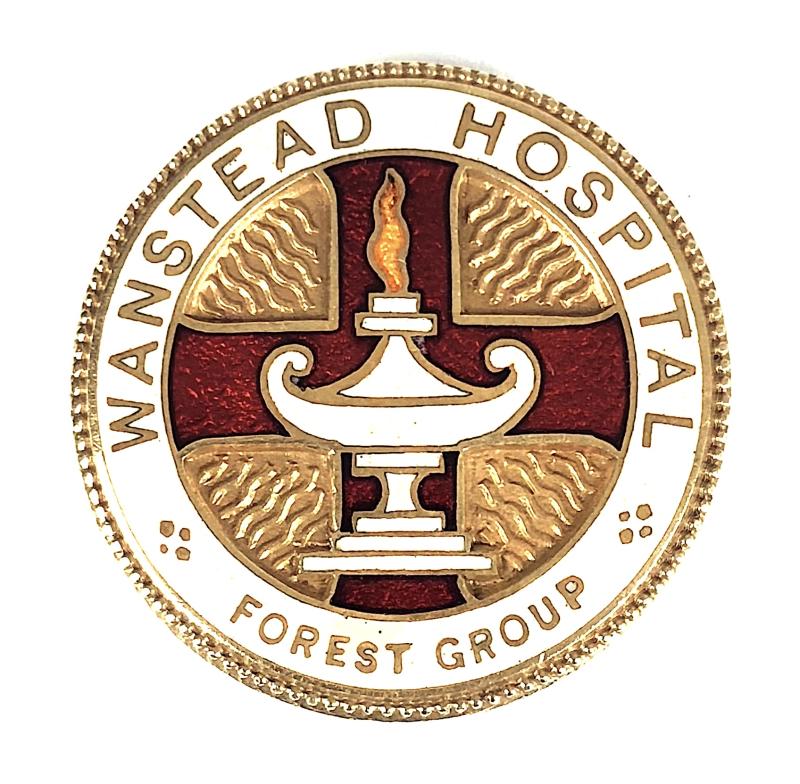 Wanstead Hospital Forest Group nurses badge 1938 -1986