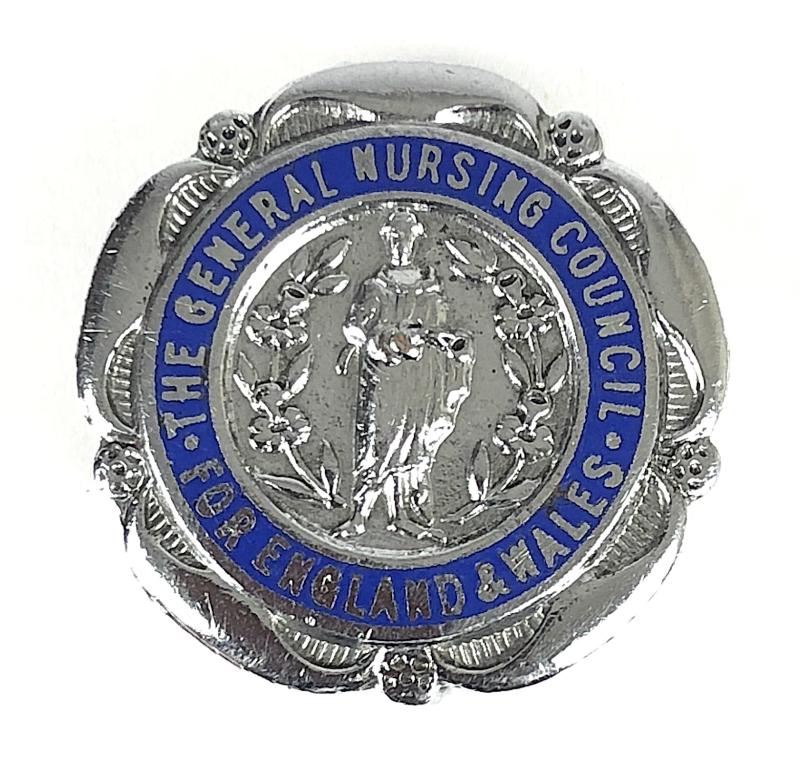 General Nursing Council State Registered Nurse 1943 SRN Wartime Issue Badge