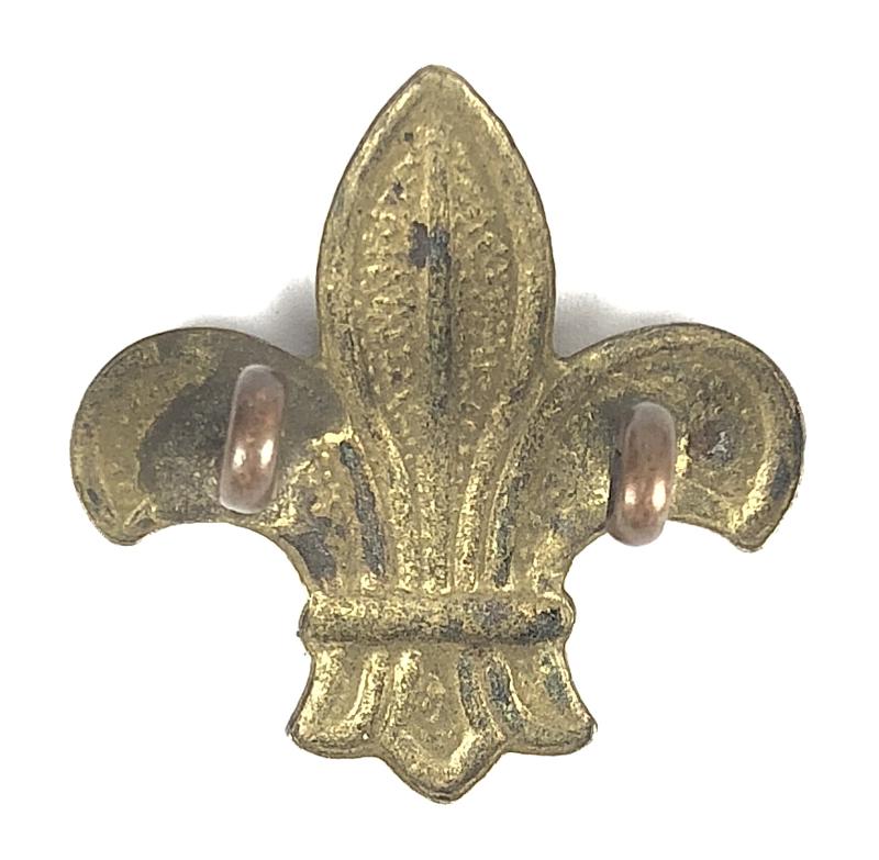 Boy Scouts 1908 pattern brass arrowhead sleeve badge