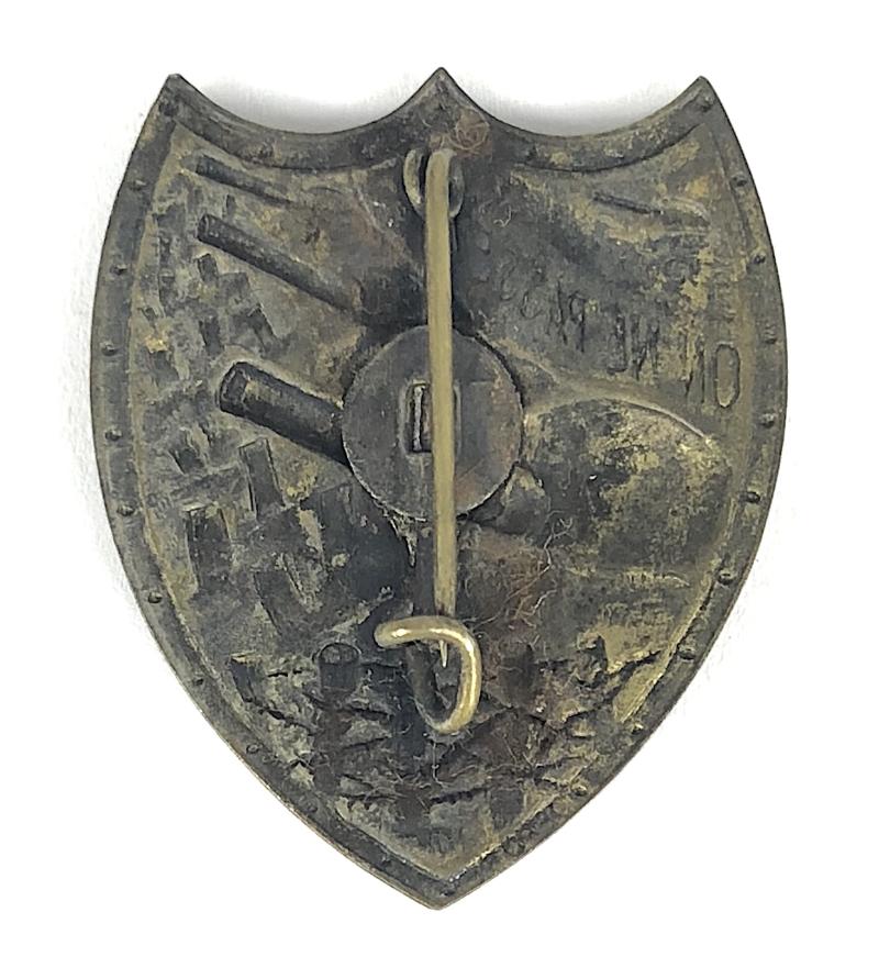 Maginot Line Ligne Maginot On Ne Passe Pas shield badge by Depose