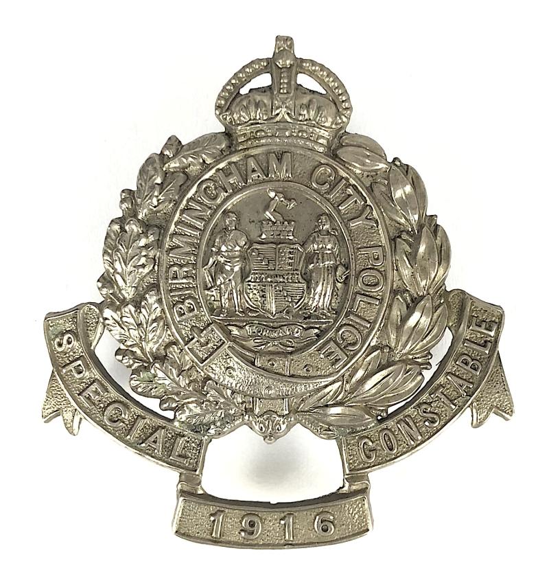 Birmingham City Police 1916 Special Constable Cap Badge