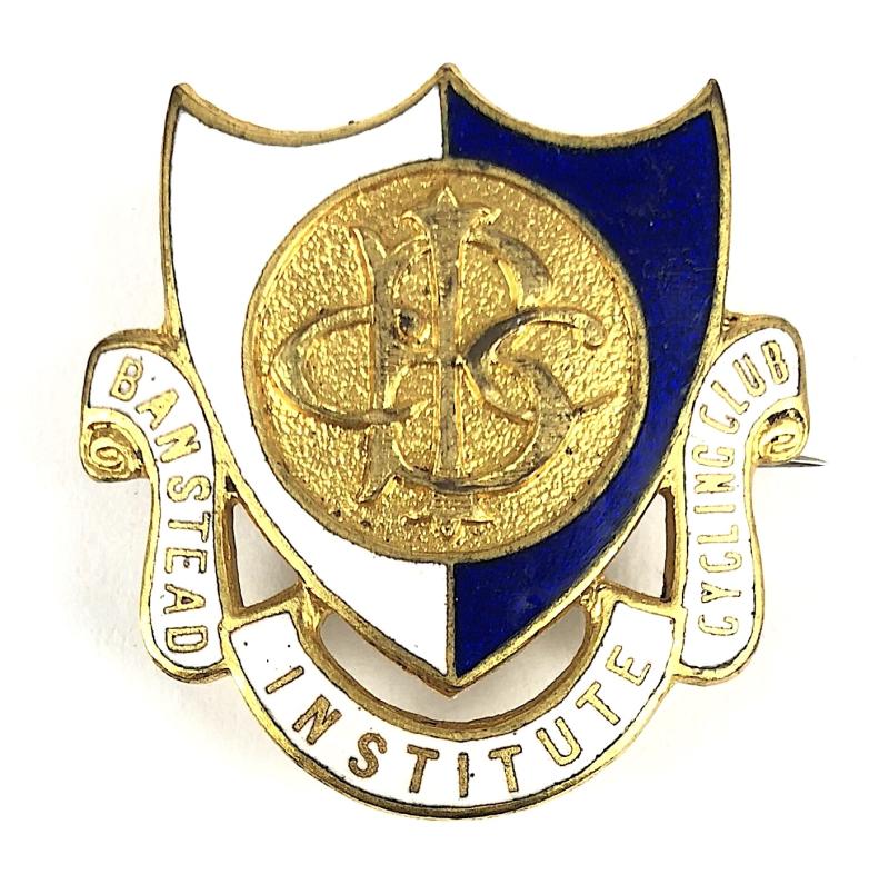 Banstead Institute Cycling Club vintage badge