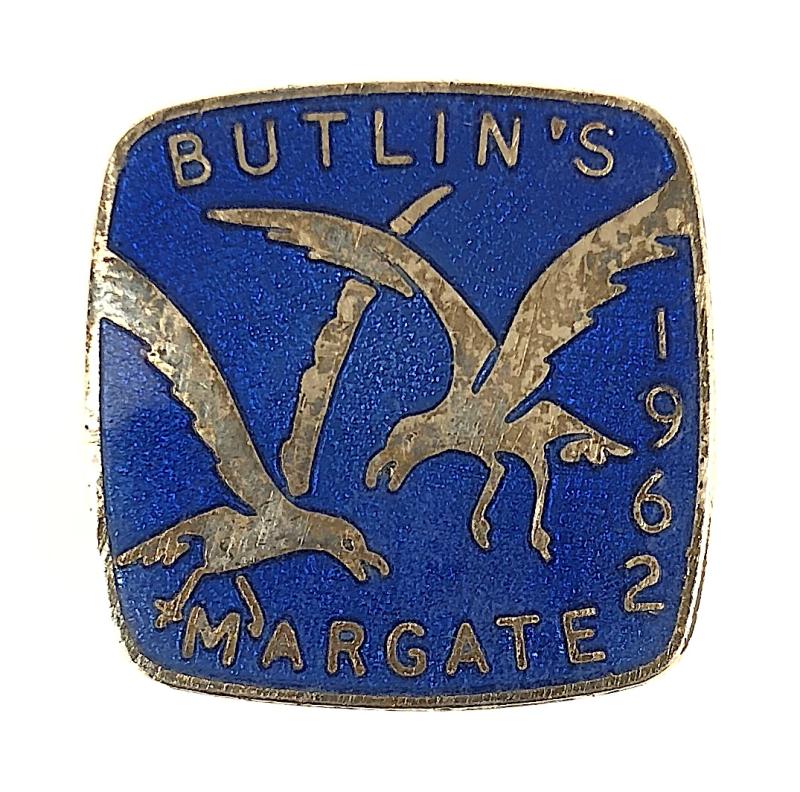 Butlins 1962 Margate Holiday Camp seagull badge