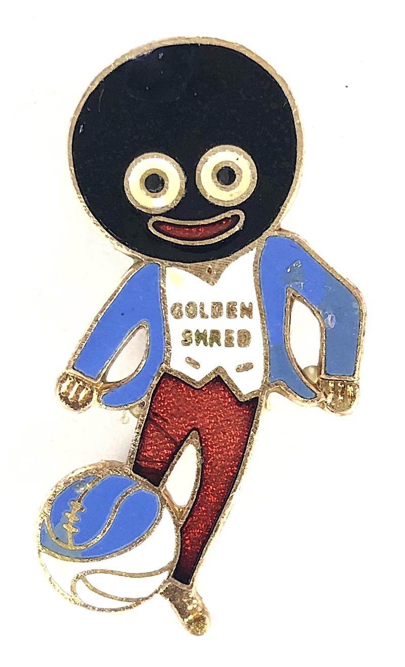 Robertsons Golly footballer white waistcoat advertising badge J.R.Gaunt London