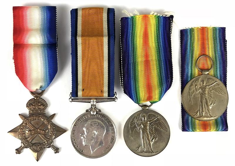 WW1 Army Service Corps Medal Group of Three
