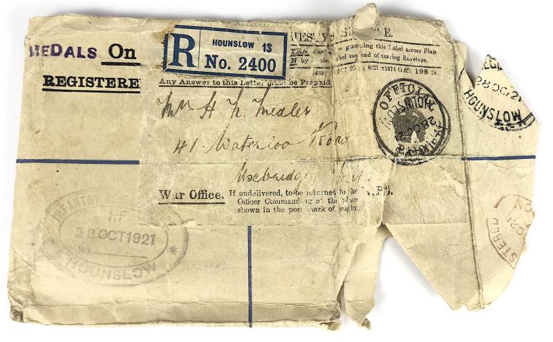 WW1 2nd London Regiment Royal Fusiliers Pair of Medals
