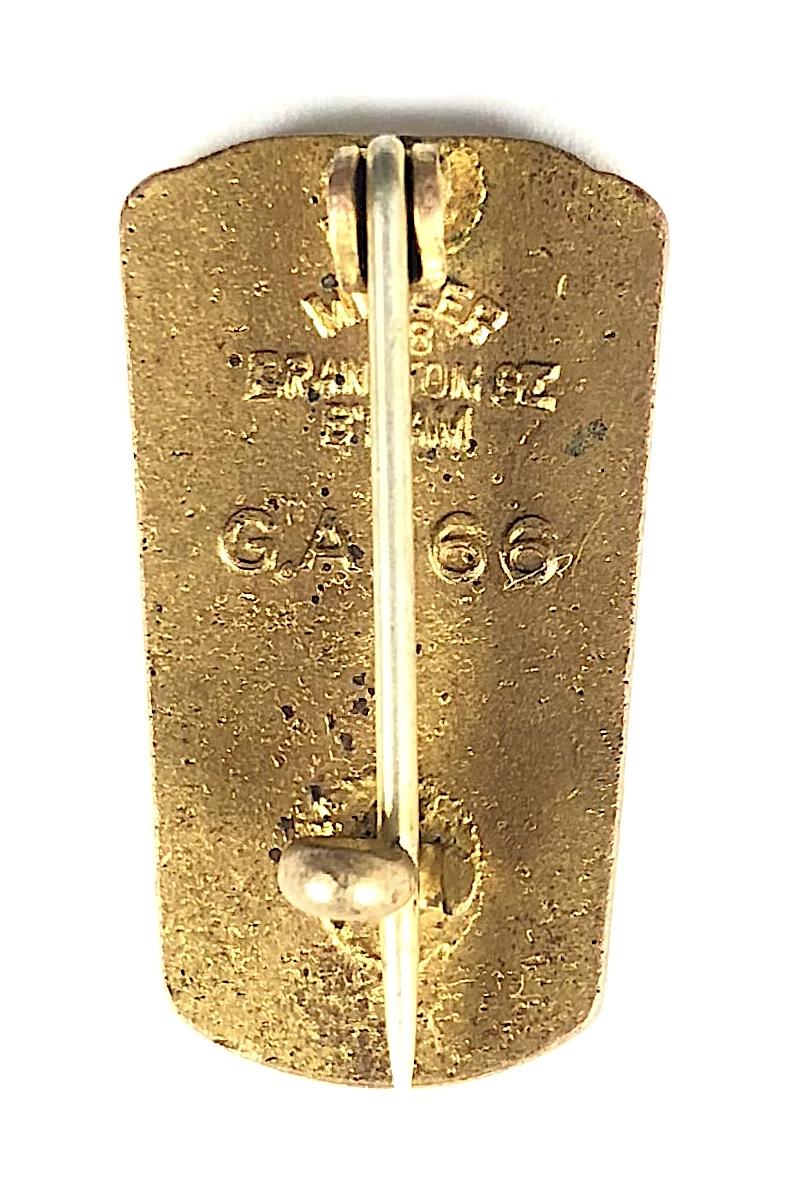 Guinness Is Good For You enamel advertising badge Miller c.1931–1934