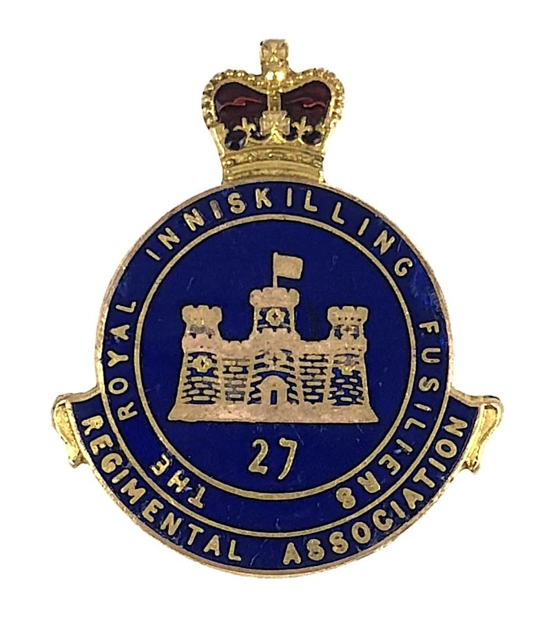 Royal Inniskilling Fusiliers Regimental Association lapel badge