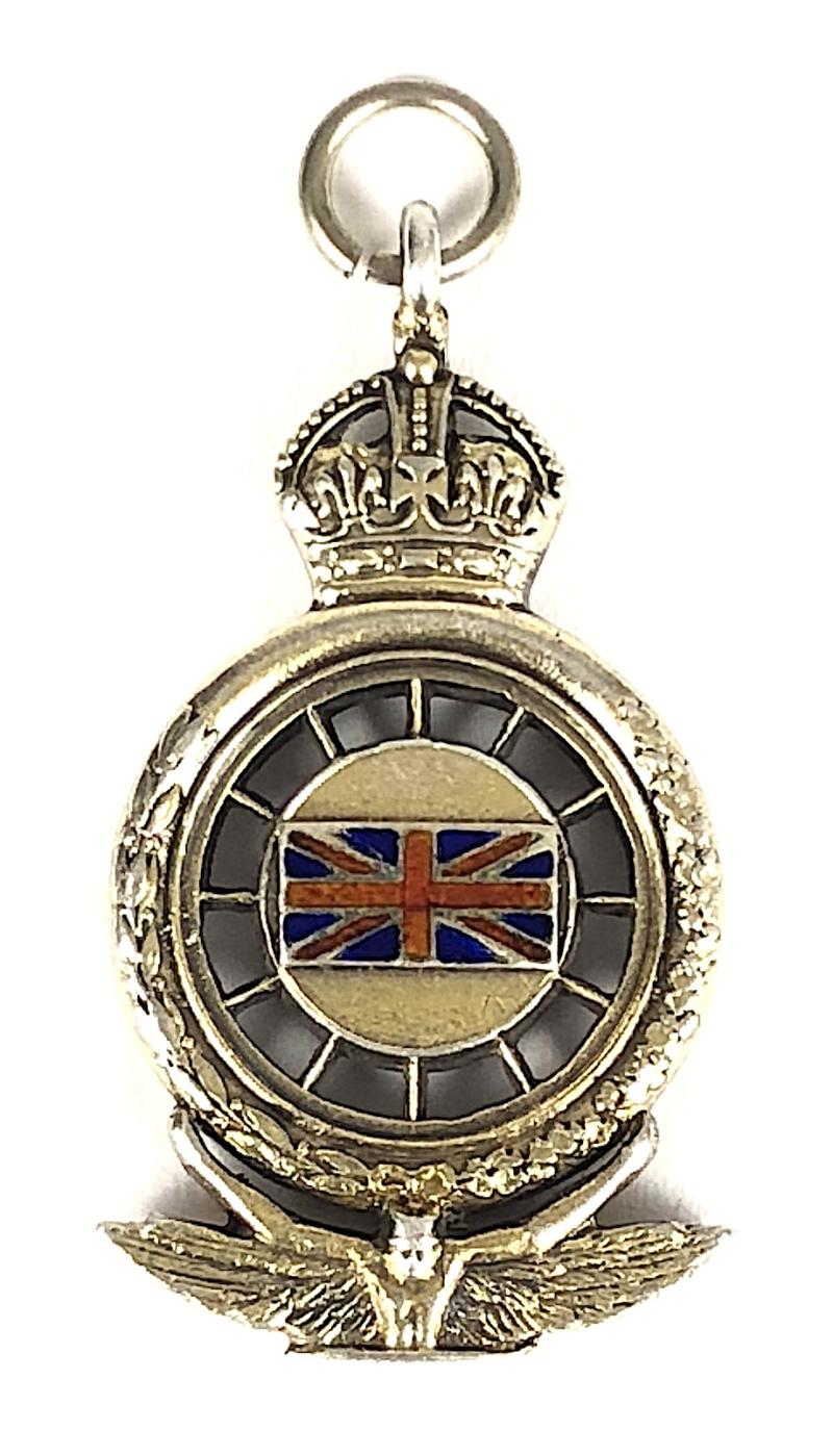 The Royal Automobile Club Union Flag miniature pendant badge c.1907-1909