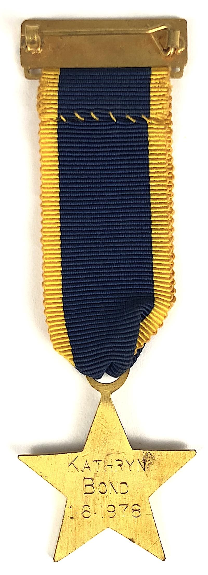 Girl Guides Star of Merit Meritorious Conduct Award Instituted 1965