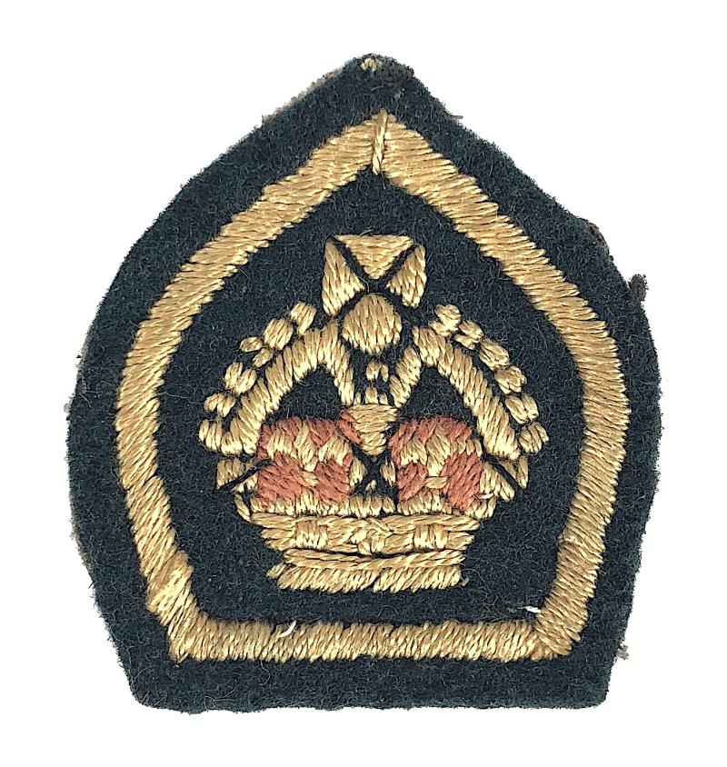 Boy Scouts Kings Scout green serge cloth badge 1909 pattern