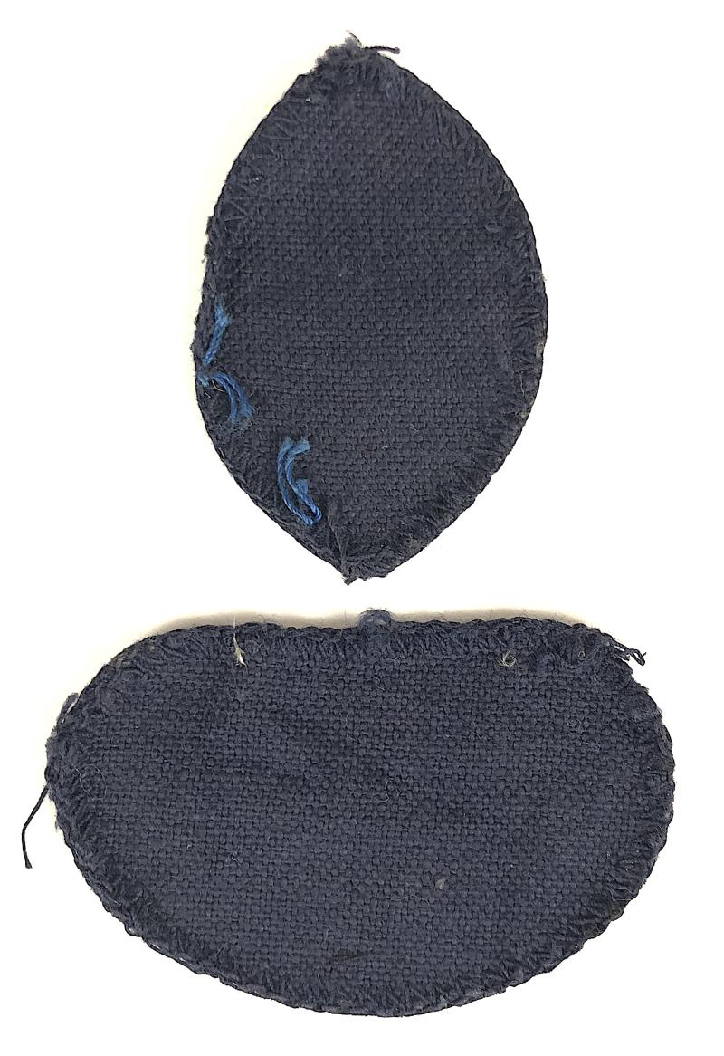 WW2 Boy Scouts 2nd Class blue printed wartime Issue cloth badge