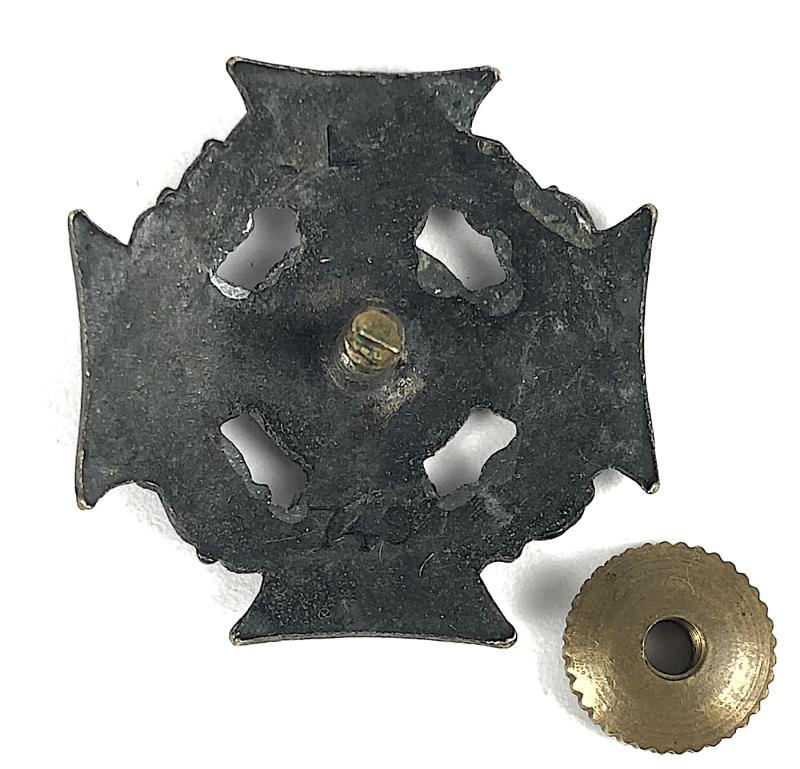 Polish Boy Scout Cross Fleur-de-lis award badge Numbered L749