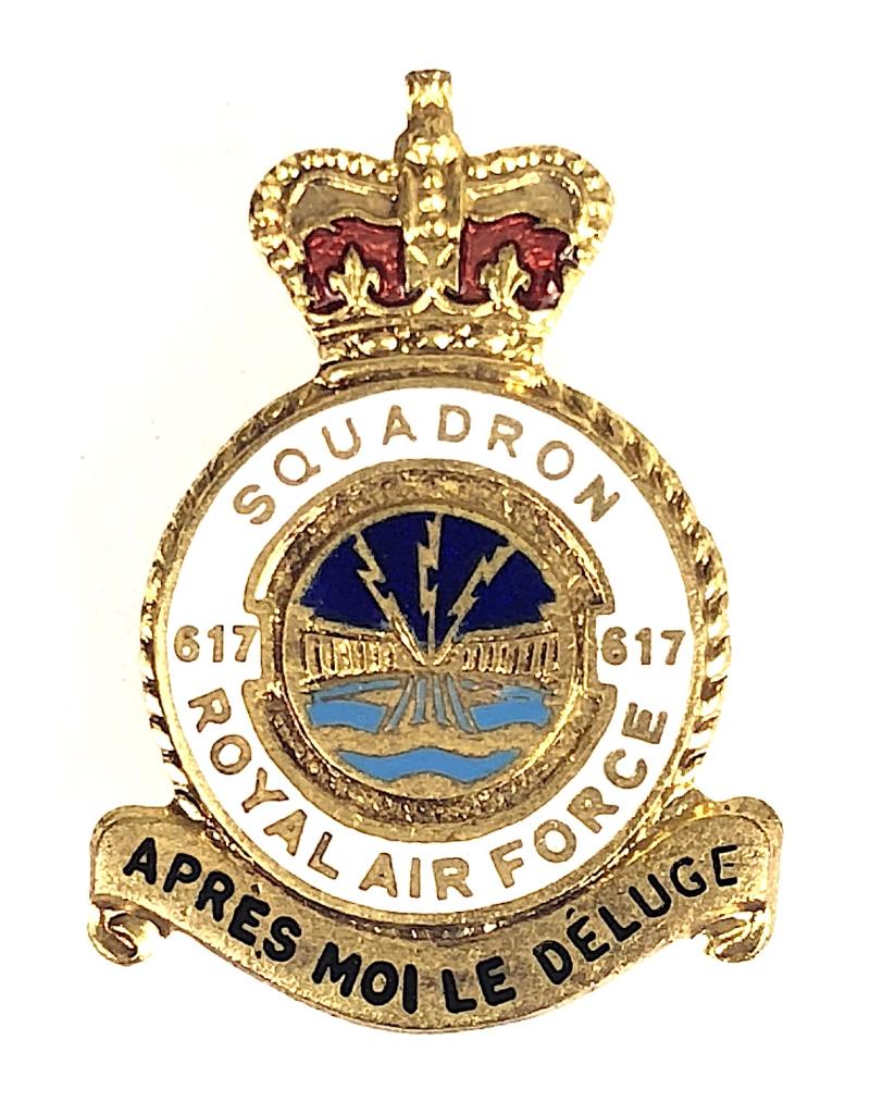 RAF No 617 Squadron Dambusters Royal Air Force badge c.1950s