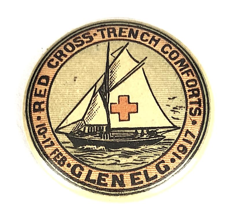 Red Cross Trench Comforts Glenelg 1917 fundraising Australian badge