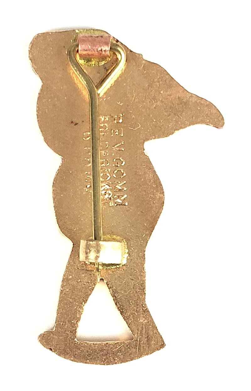 Robertsons 1970s Golly scout advertising badge R.E.V.Gomm