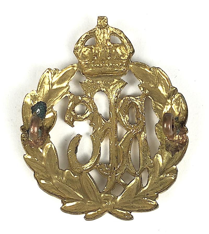 WW1 Royal Flying Corps other ranks RFC brass cap badge