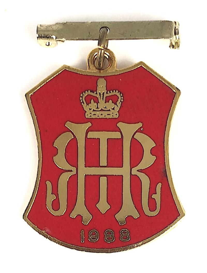 1988 Henley Royal Regatta stewards enclosure pin badge