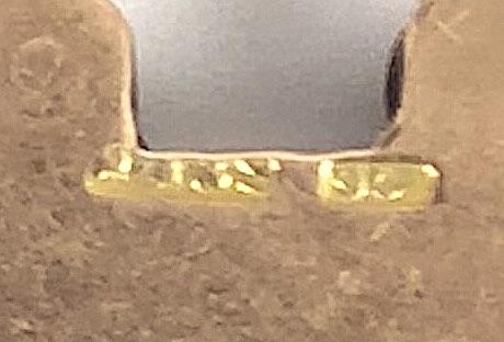 9ct Gold Victorian Padlock Locket Heart by Henry Allday & Son Birmingham