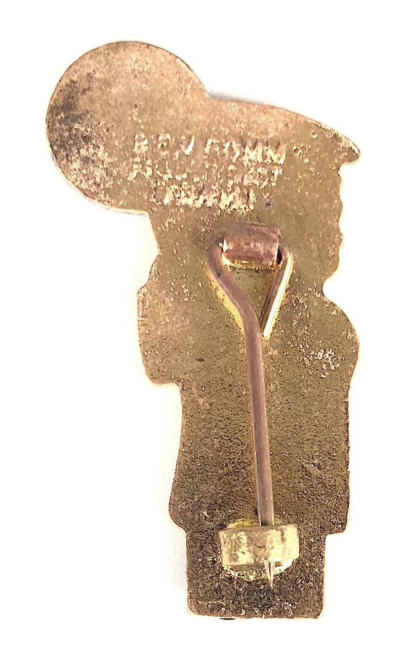 Robertsons 1970s Golly Lollipopman advertising badge