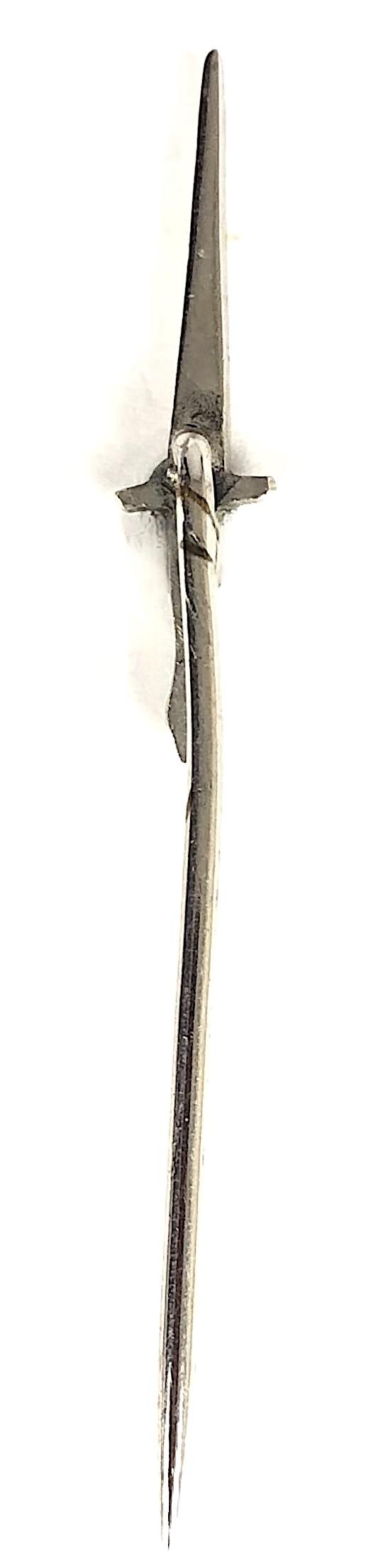 Commandos United We Conquer 4822 badge with F/S fighting knife stick pin