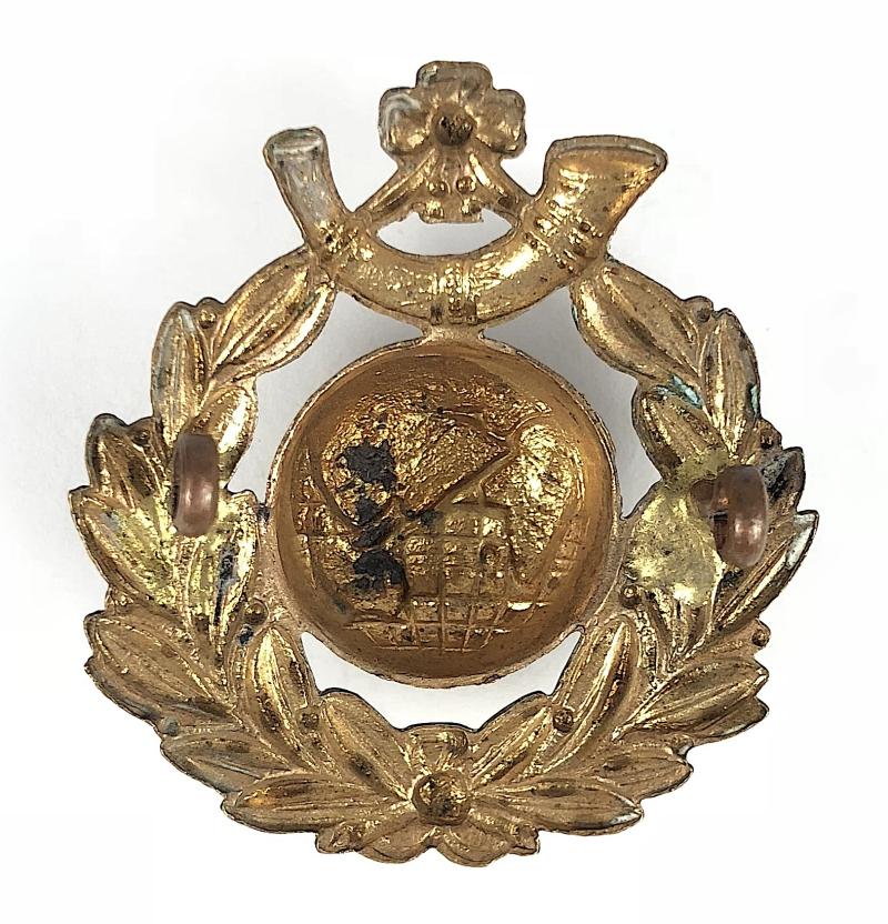 Royal Marine Light Infantry brass cap badge