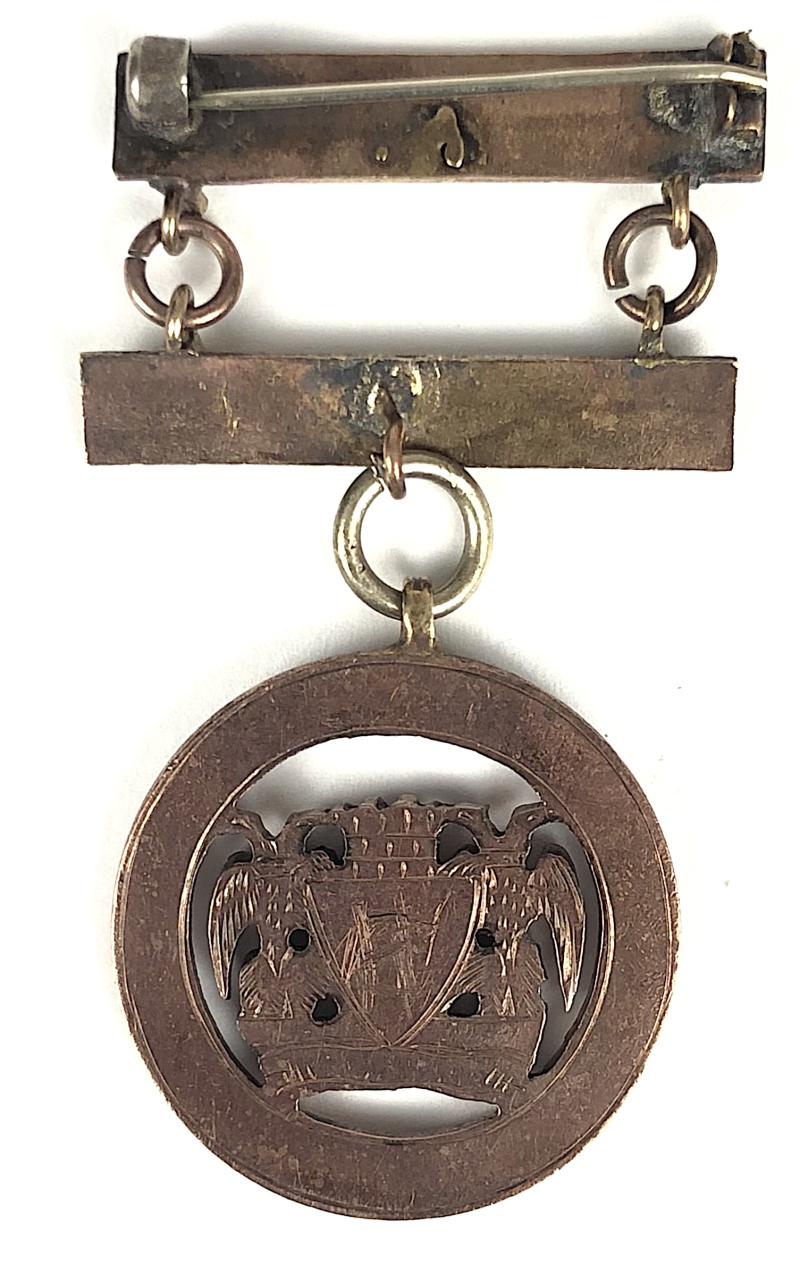 WW1 Salisbury Infirmary bronze hospital 1915 - 1918 war service badge Wiltshire
