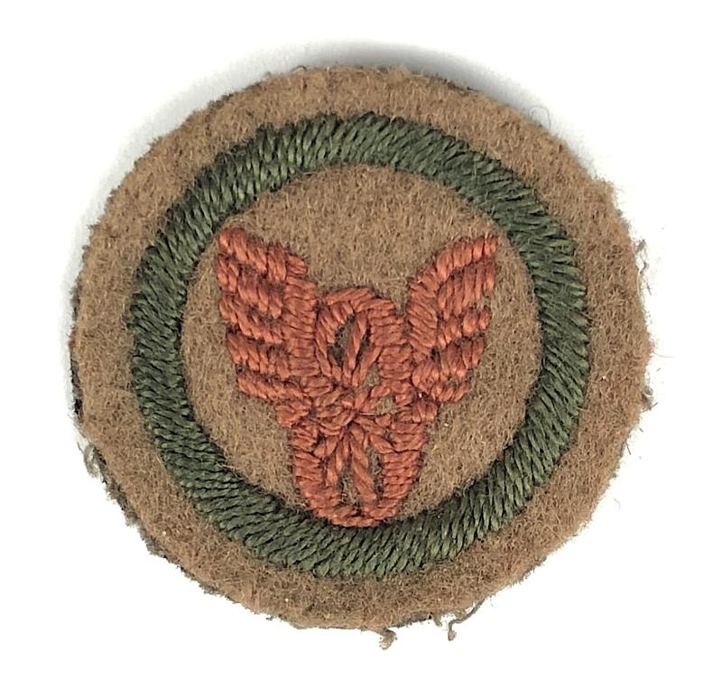 Boy Scouts Engineer proficiency circa 1909 khaki felt cloth badge