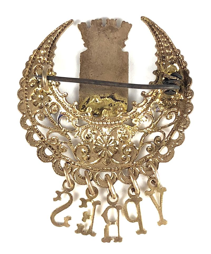 WW1 Battle of Ypres sweetheart brooch