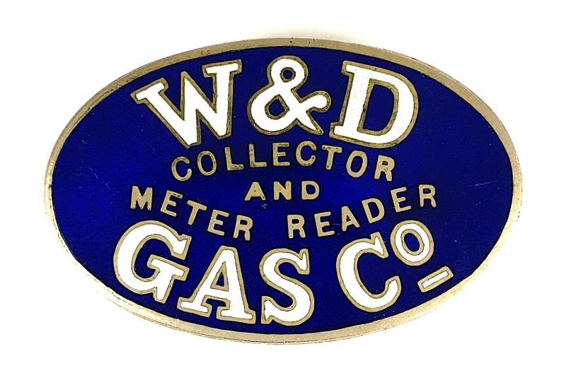 Wandsworth & District Gas Co Collector & Meter Reader identification badge