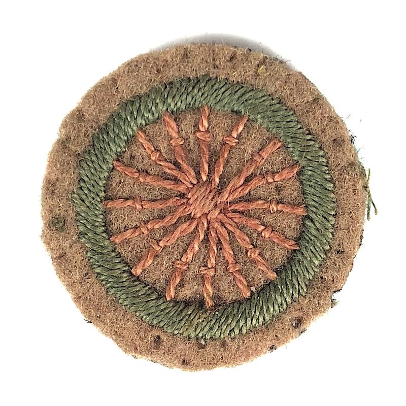 Boy Scouts Cyclist c.1909 issue proficiency felt cloth badge