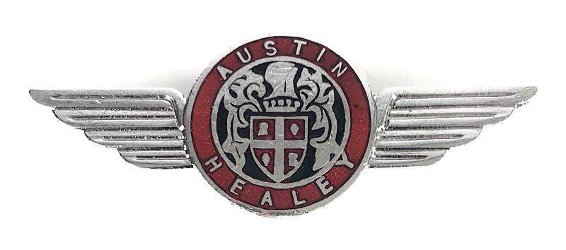 Austin Healey winged logo key fob badge c1950's Made in England