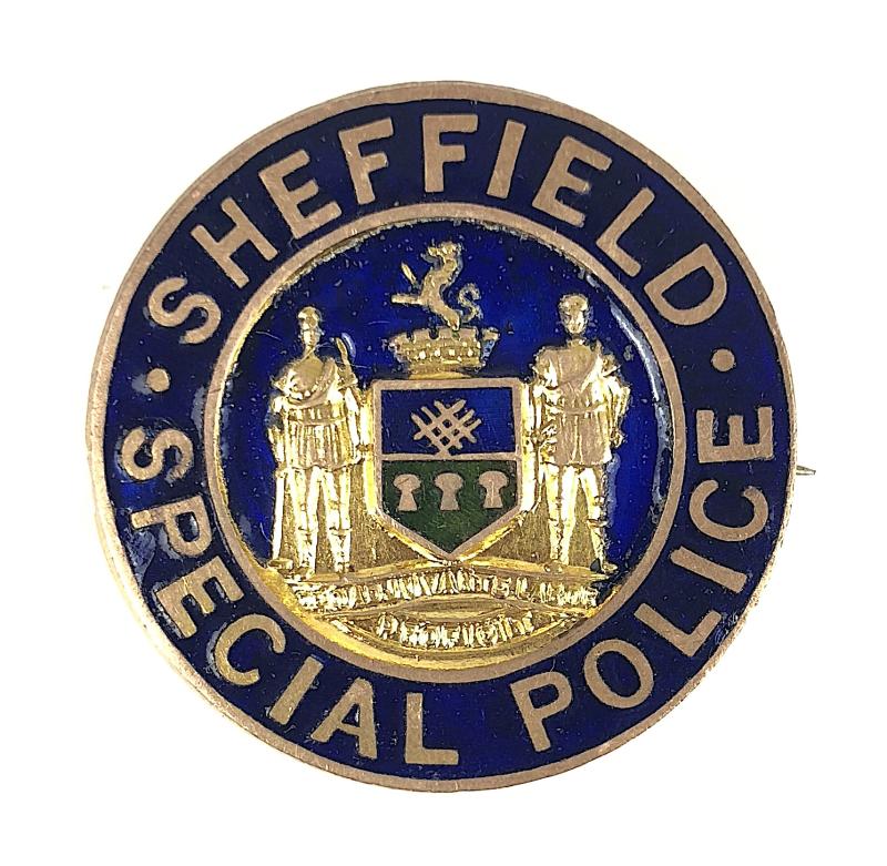 WW1 Sheffield City Police Special Constable Pin Badge