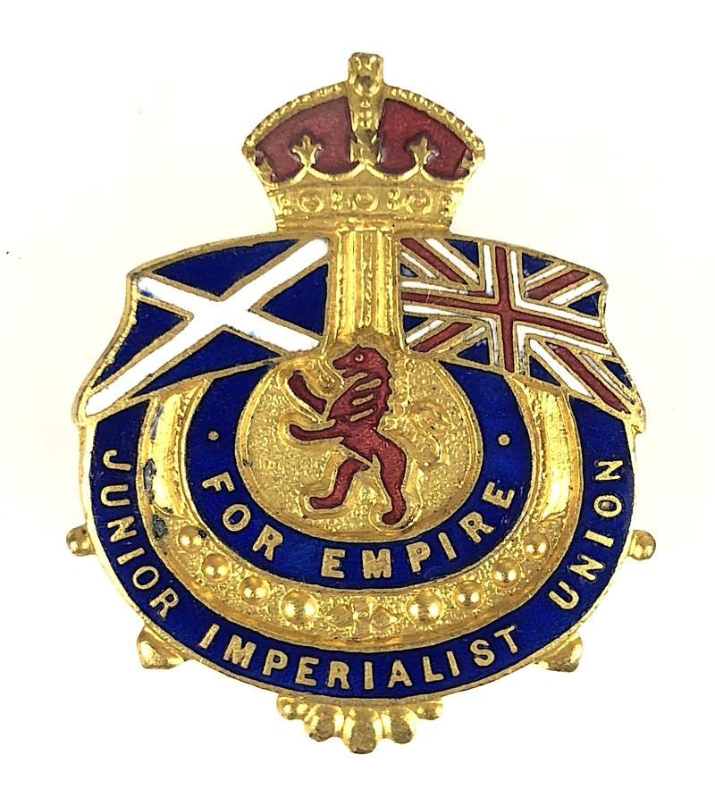 Junior Imperialist Union For Empire Badge Scotland