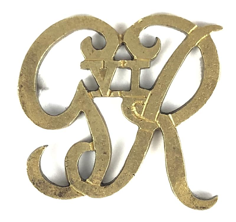 ADC to King George VI gilt GVIR monogram shoulder badge