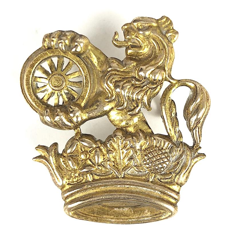 British Railways demi-lion gilt cap badge circa 1956